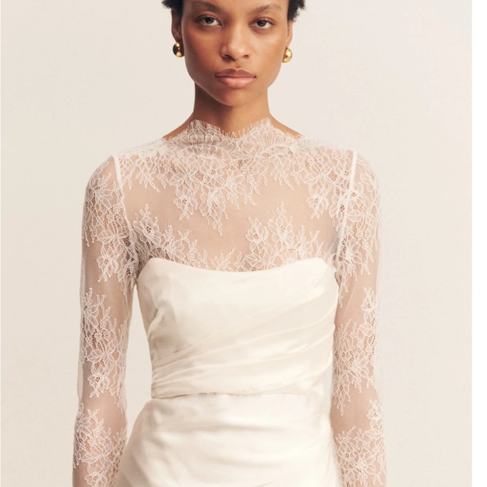Shona Joy bridal Lace bodysuit, NWT
